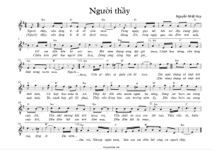 Một số bài hát nổi bật về thầy cô hay nhất